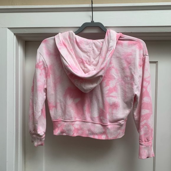 🇨🇦🍁5/$50 GapKids 1969 Cropped Tie Dyed Pink Hoodie🇨🇦🍁 - Picture 4 of 6